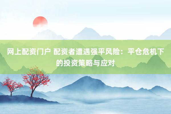 网上配资门户 配资者遭遇强平风险：平仓危机下的投资策略与应对